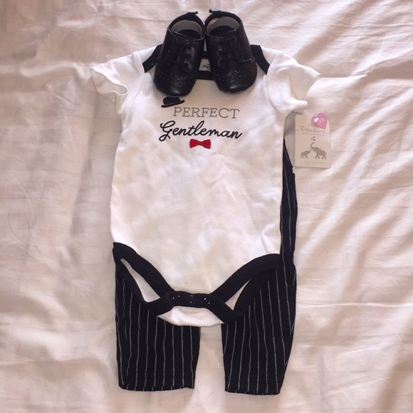 🌟HP🌟 3-Piece Set - "Perfect Gentleman" - 3-6M - Picture 1 of 7
